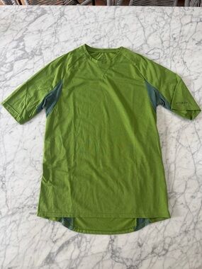 Men's Kitsbow Sz XS Cycling Short-Sleeve Green Performance Shirt